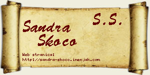 Sandra Skočo vizit kartica